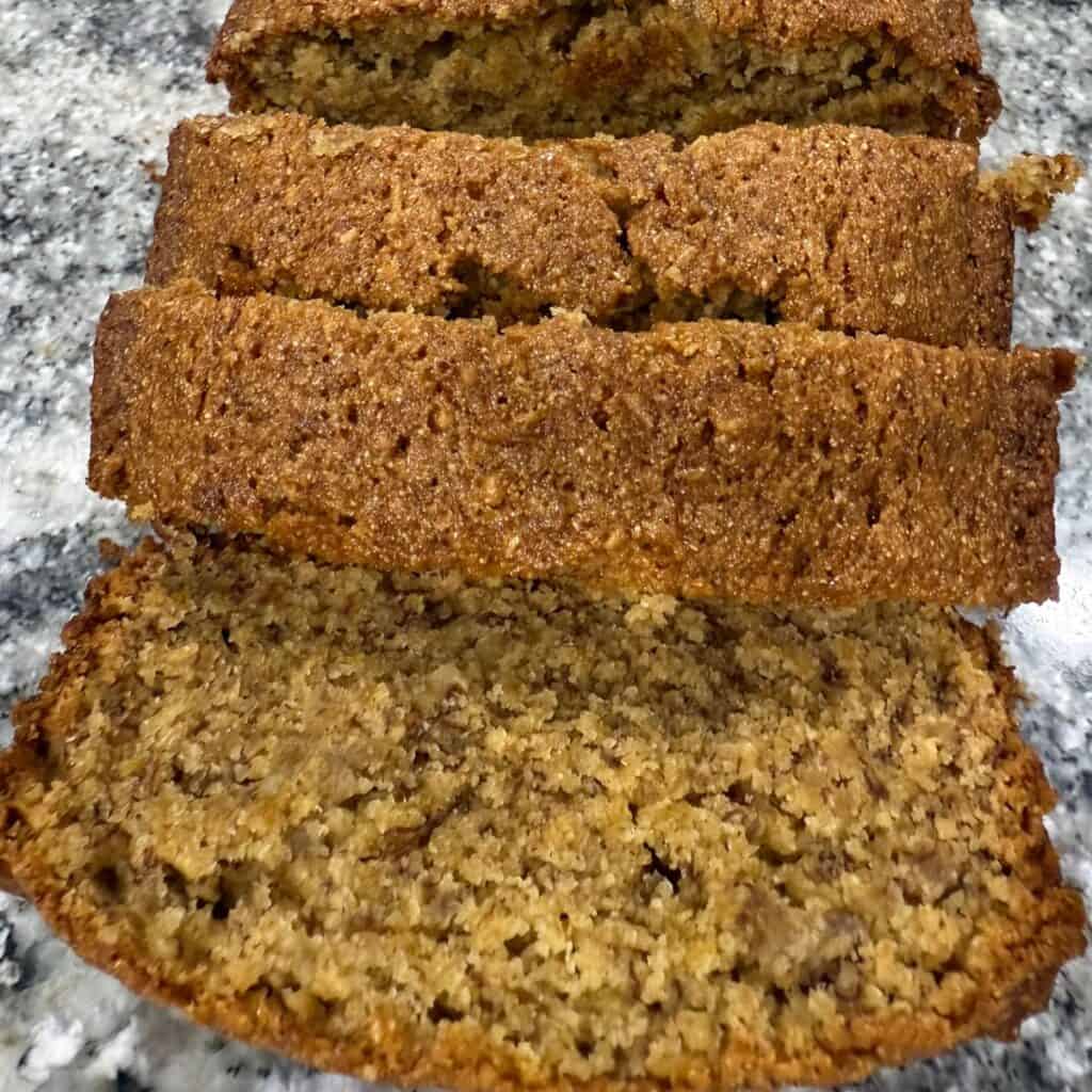 Easy Banana Bread made with Freshly Milled Flour