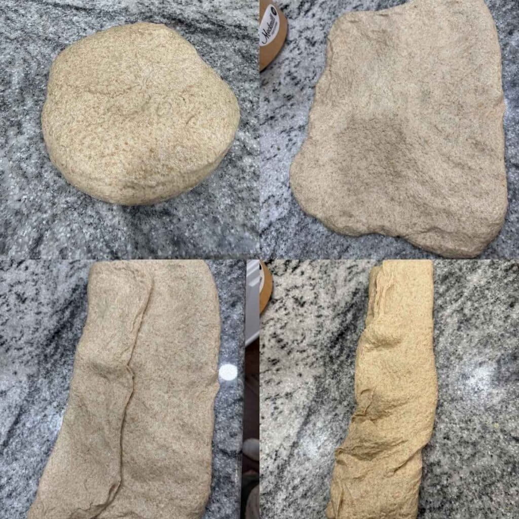 Laminating the dough